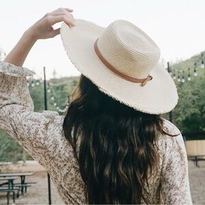 Elegant Cream Sun Hat